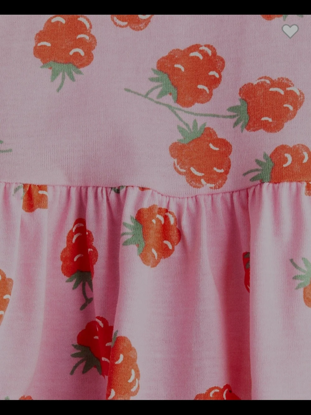 Girls' Pink Strawberry Print Tank Dress Size 8-10 Youth